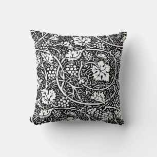 Coussin William Morris Vin de raisin noir blanc