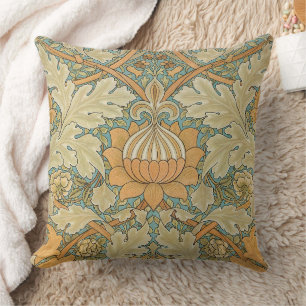 Coussin William Morris Vintage St James Motif Acanthus