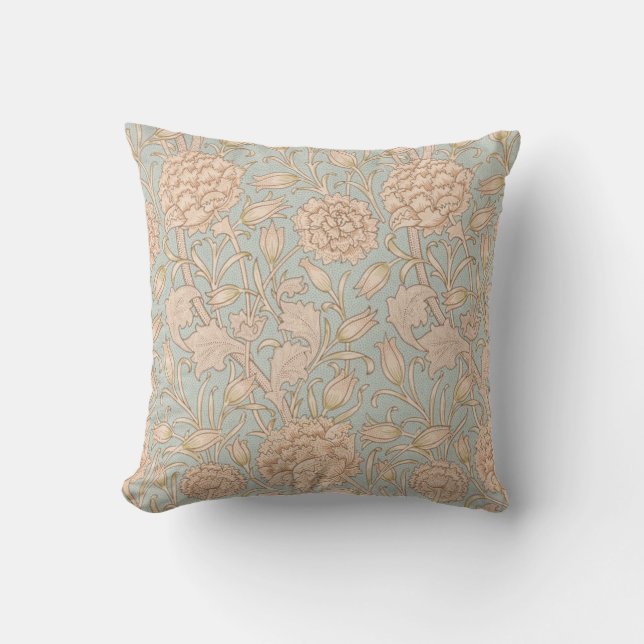 Coussin William Morris Wild Tulip Fleur Design Floral (Recto)