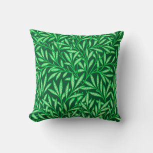 Coussin William Morris Willow Motif, Emerald Green