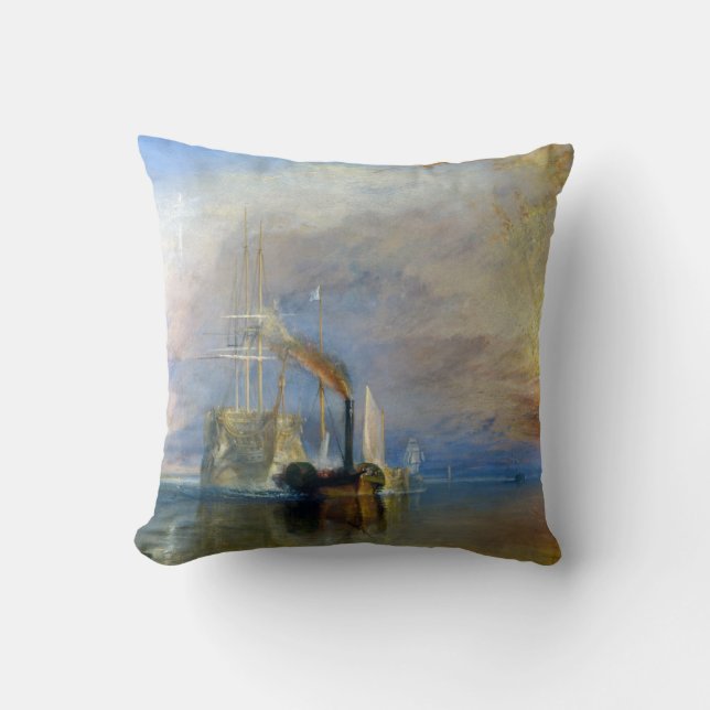 Coussin William Turner - Le Temeraire en remorque (Recto)
