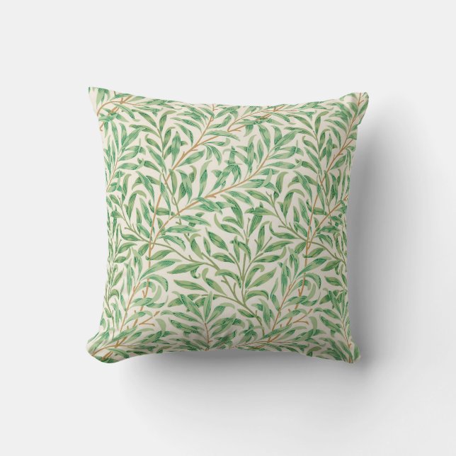 Coussin Willow Bough William Morris Motif (Recto)