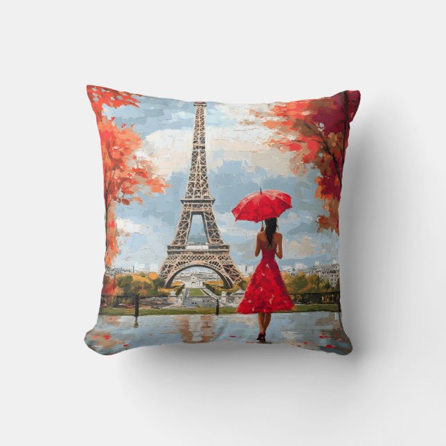 Coussin Wind Romance Paris Chic Walk (Recto)