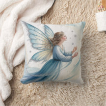 Winter Snow Fairy Watercolor Art 