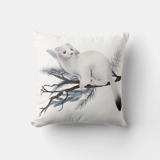 Coussin Winter Squirrel  (Recto)