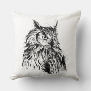 Coussin Wisdom Owl