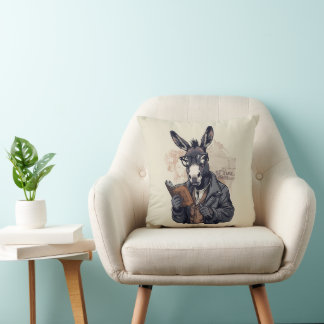 Coussin Wise Donkey — Pillow Cover