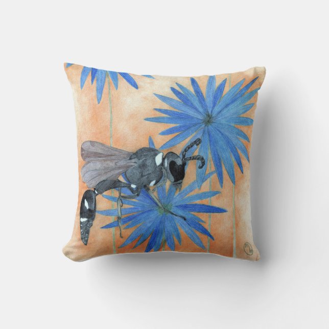 Coussin "Wispy Wasp" (Recto)