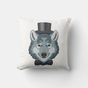 Coussin Wolf comme salle avec corse