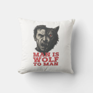 Coussin Wolf to Man