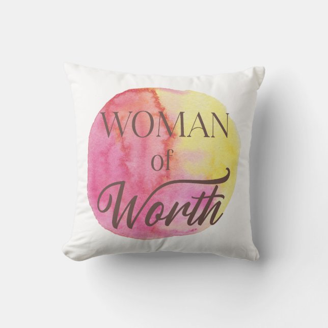 Coussin Woman of Worth (Recto)