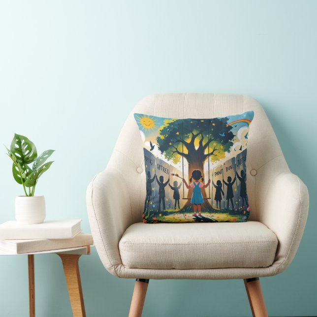 Coussin women llegging covered kids dreams (Chaise)