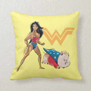 Coussin Wonder Woman & PB