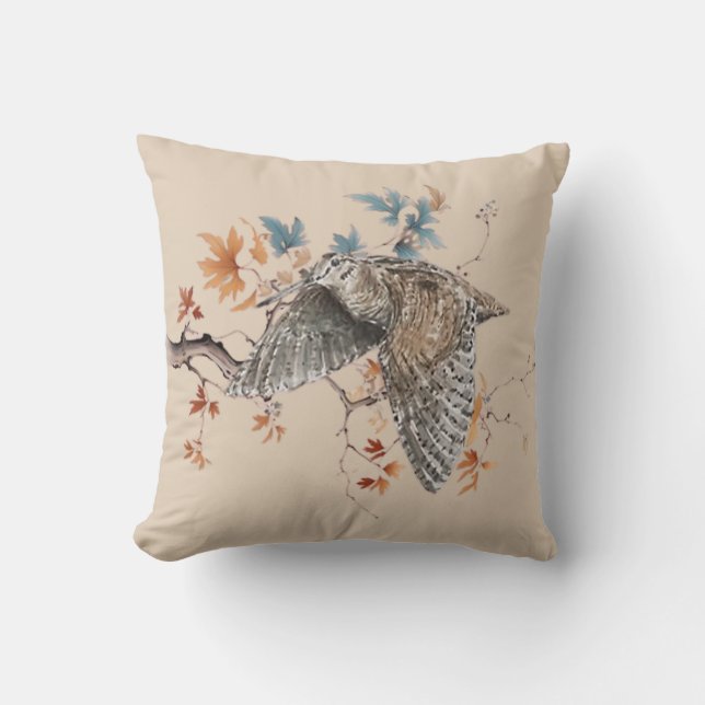 Coussin Woodcock (Recto)