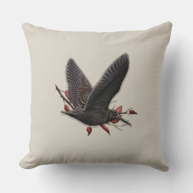 Coussin Woodcock (Recto)