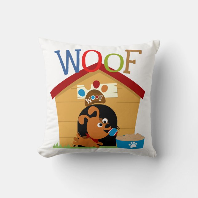 Coussin Woof Dog (Recto)