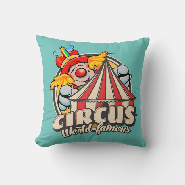 Coussin World Famous Circus (Recto)