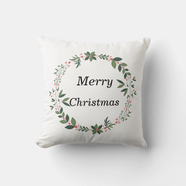 Coussin Wreath Christmas (Recto)