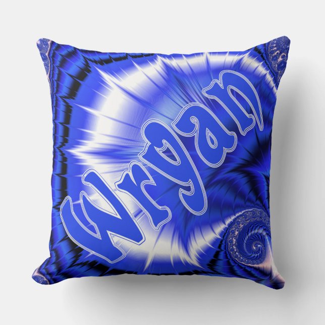 Coussin Wryan sur BlueFlow (Recto)