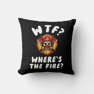 Coussin WTF Où est le pompier ?