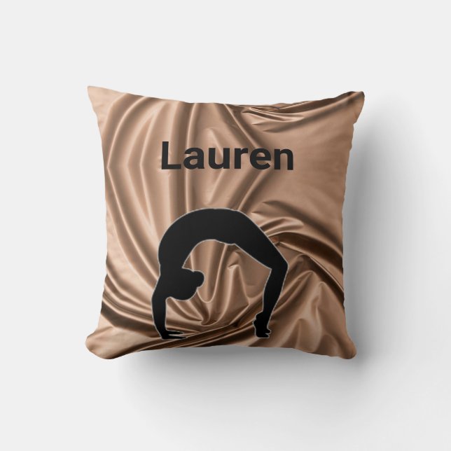 Coussin Xcel Bronze Gymnastique personnalisable Jeu d'orei (Recto)