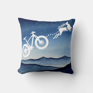 Coussin Xmas Vélo Reindeer Noël Star Nuit