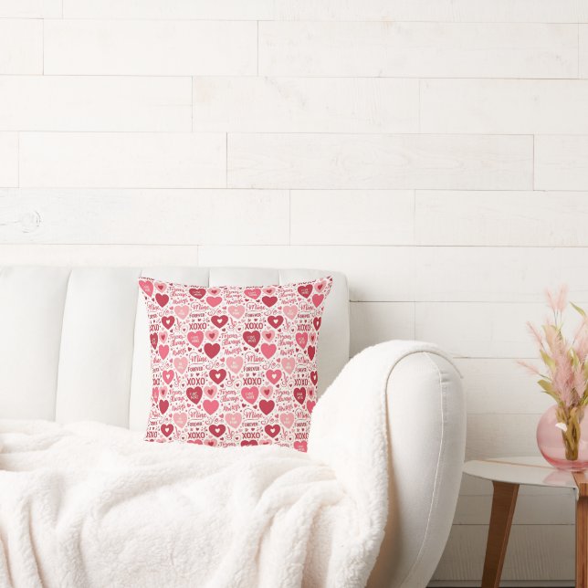 Coussin XOXO & Always Be Mine Valentine  (Canapé)