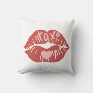 Coussin XOXO Lips Saint Valentin