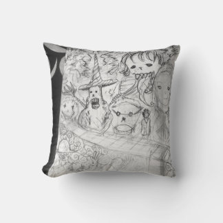 Coussin yaie monstre manga dessin animé art