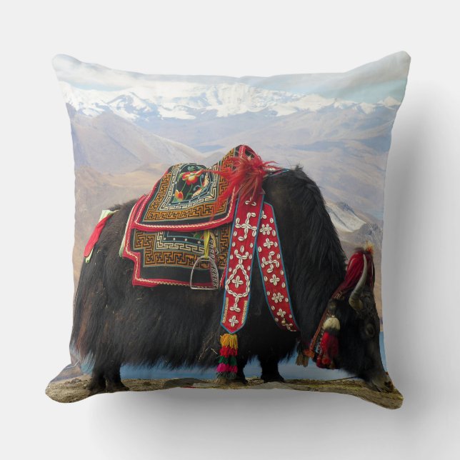 Coussin Yak tibétain (Recto)