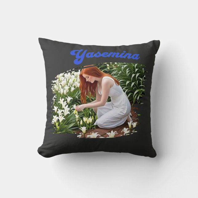 Coussin " Yasemina..." (Recto)