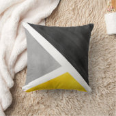 Coussin Yellow Gray White Watercolor (Blanket)