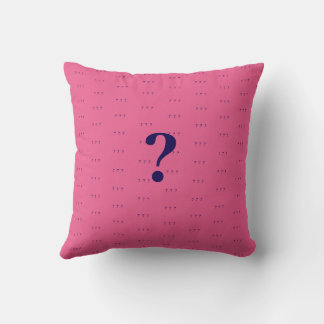 Coussin Yeux de hibou 'À qui parles-tu?"