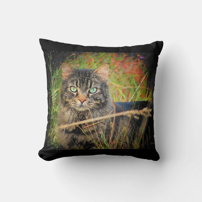 Coussin Yeux d'un chasseur (Recto)
