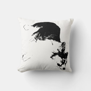 Coussin Yeux Loyaux dans le calme d'automne