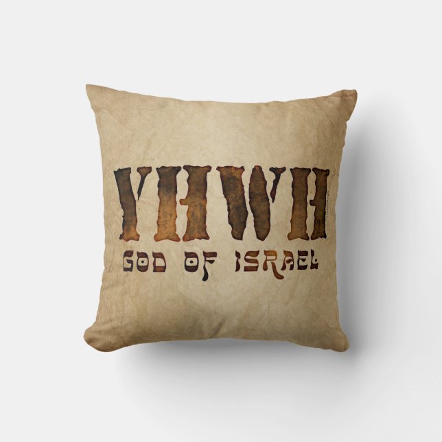 Coussin YHWH Jhovah (Recto)
