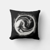 Yin and Yang Asian Dragons