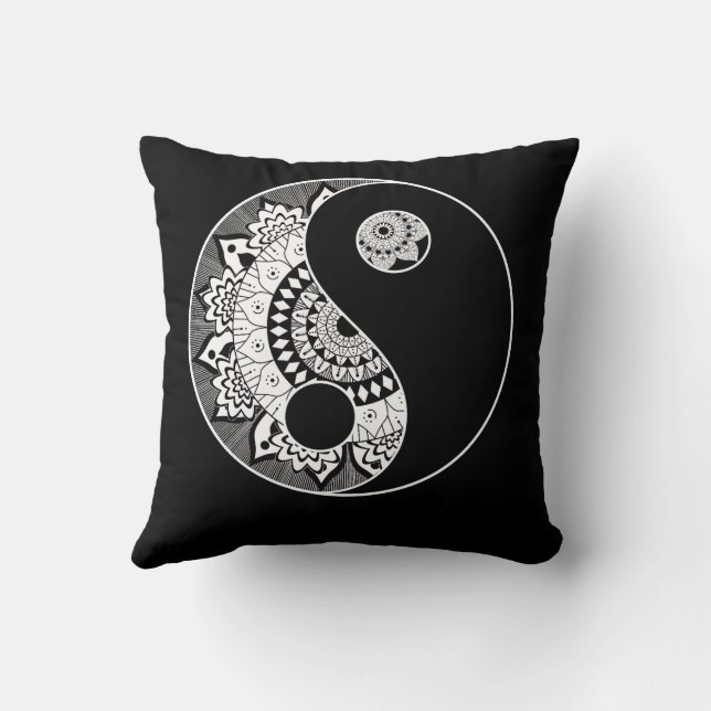 Coussin Yin et Yang (Verso)