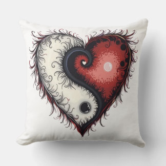 Coussin Yin et Yang Jeu d'oreiller