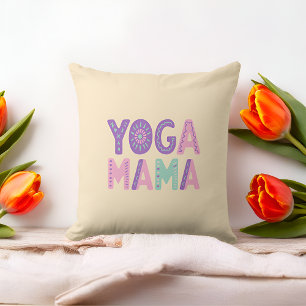 Coussin Yoga Mama Boho Pastel