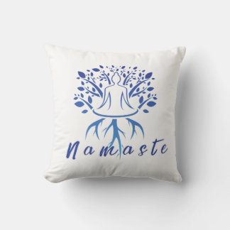 Coussin Yoga minimaliste et conception de méditation