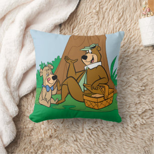 Coussin Yogi Bear et Boo-Boo pique-nique Snack