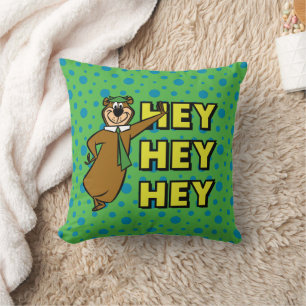 Coussin Yogi Bear Hey Hey Hey