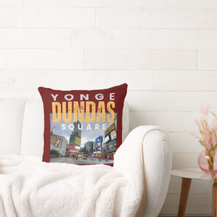 Coussin Yonge-Dundas Carré Toronto