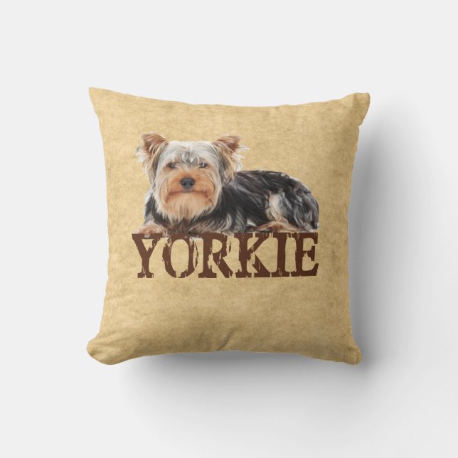 Coussin Yorkie (Recto)