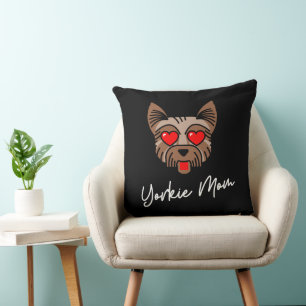 Coussin Yorkie Maman 3 20x20 Jeu d'oreiller