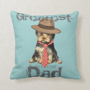 Coussin Yorkie papa
