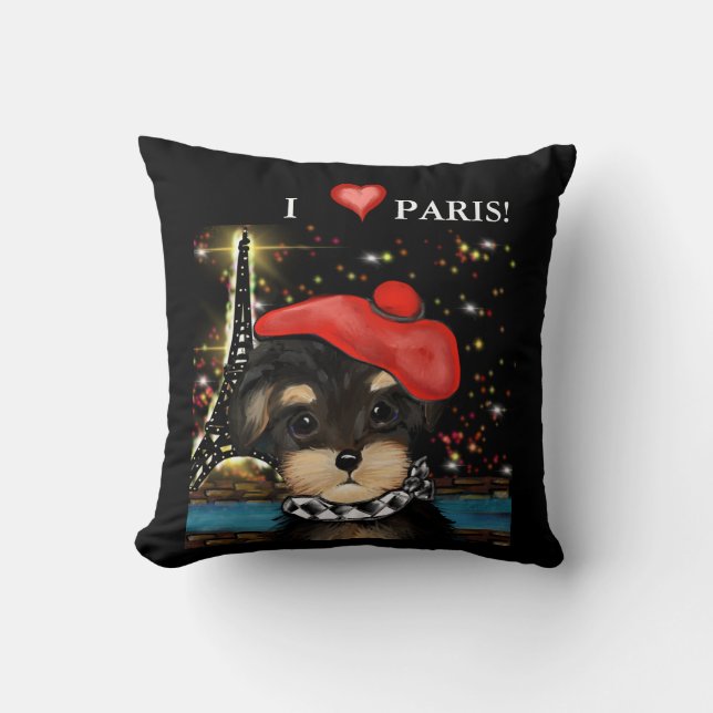 COUSSIN YORKIE POO À PARIS (Recto)