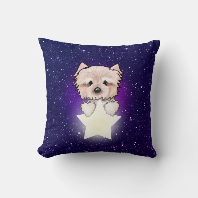 Coussin Yorkie Star Jeu d'oreiller (Recto)