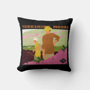 Coussin Yorkshire Moors